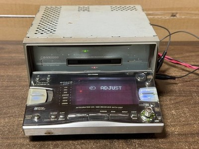 Rare Vintage Panasonic 2DIN CD MD AUX Head Unit CQ VX4000D Tested
