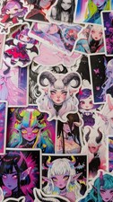 Lot 10 stickers aléatoires witchy Halloween citrouille fantôme sorcière