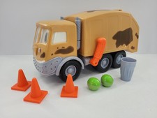15" Stinky and Dirty Show Garbage Truck Working Lights Sounds W/ Accessories