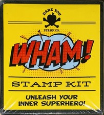 Wham Stamp Kit By Dare You Stamp Co. Unleash Your Inner Superhero NEW Sealed