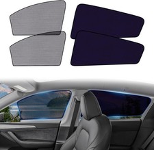 Tesla Model Y Window Shades 2020  2024 - Static Cling Privacy Rear Side Window