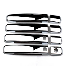 Door Handle Cover Trim Exterior Protector For Nissan Frontier 2022-2025 Chrome