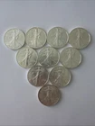 Lot of 10 American Silver Eagle 1 oz BU 0.999 Fine Silver Random Years