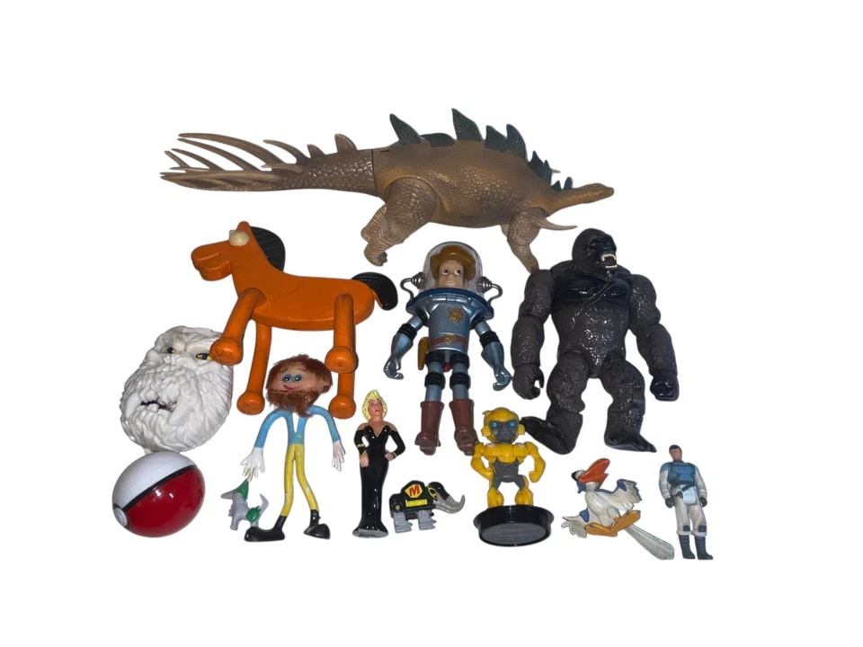 Vintage Anos 80 - Anos 2000 3,75" Lote MISTO de 77 Figuras, Armas, Acessórios etc. - Imagem 4 de 4