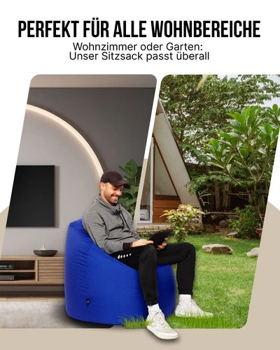 PatchHome Sitzsack XL- Jumbo Sitzkissen Bodenkissen Kinder und Erwachsene - Bild 39 von 203