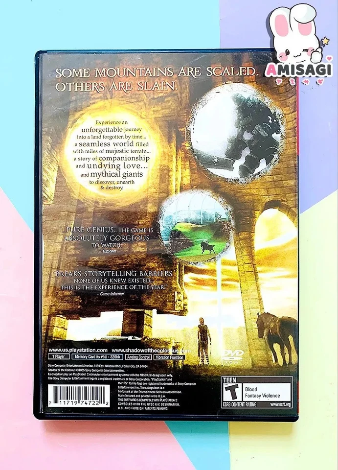 Shadow of The Colossus - PS2 Game sony PLAYSTATION 2 Retro Ntsc Eng Good - Image 2 of 3