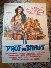 Affiche 1976 LA PROF DU BAHUT 120x160 Lilli CARATI /Commedia sexy all'italiana