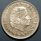 1968 Netherlands 1 Gulden,  Appears Uncirculated, Beautiful Coin. — photo 1