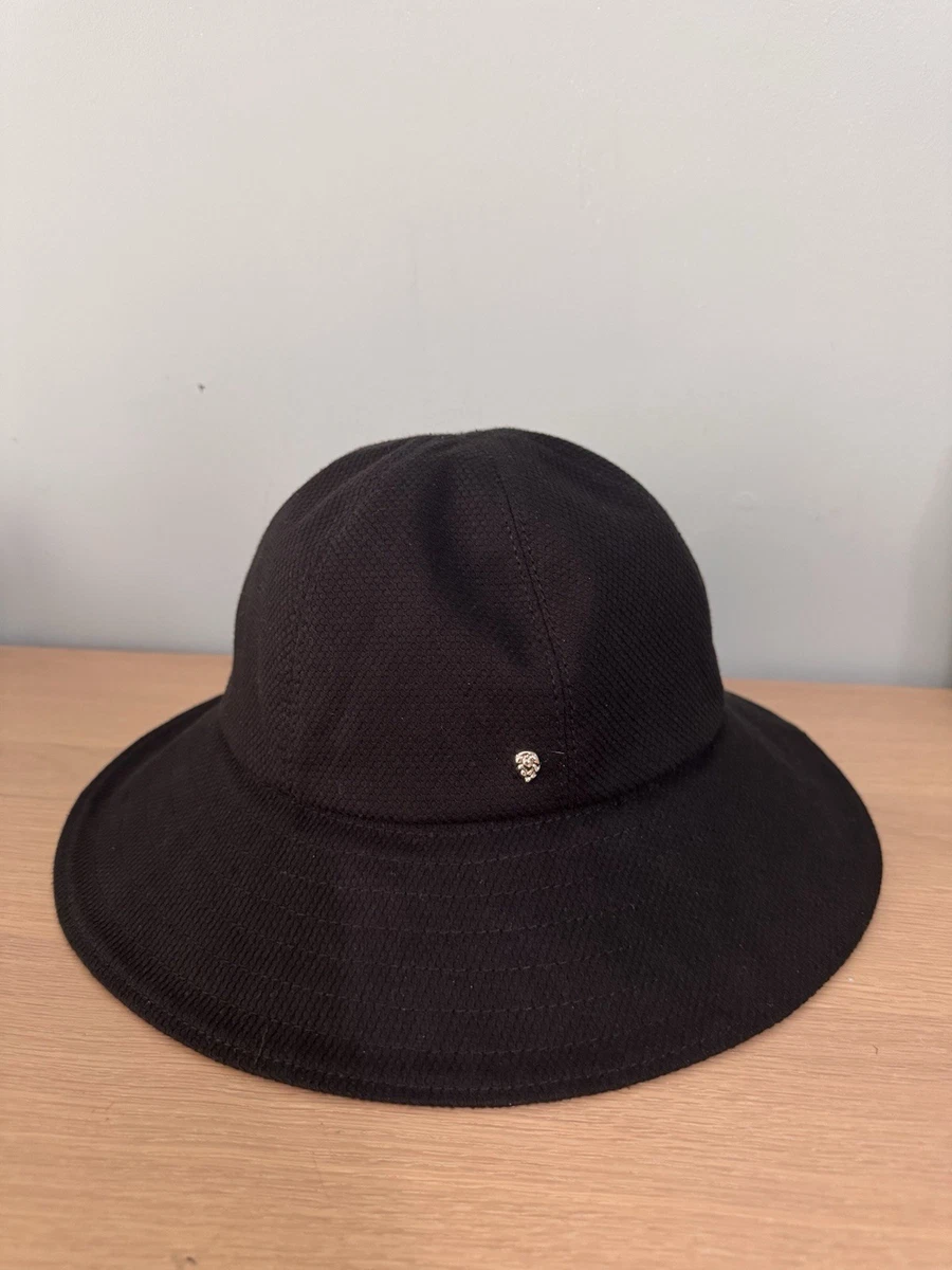 Helen Kaminski Black 100% Cotton Bucket Hat Medium Helen Kaminski Sundar Cotton Bucket Hat | Black – Robertson  main image 4