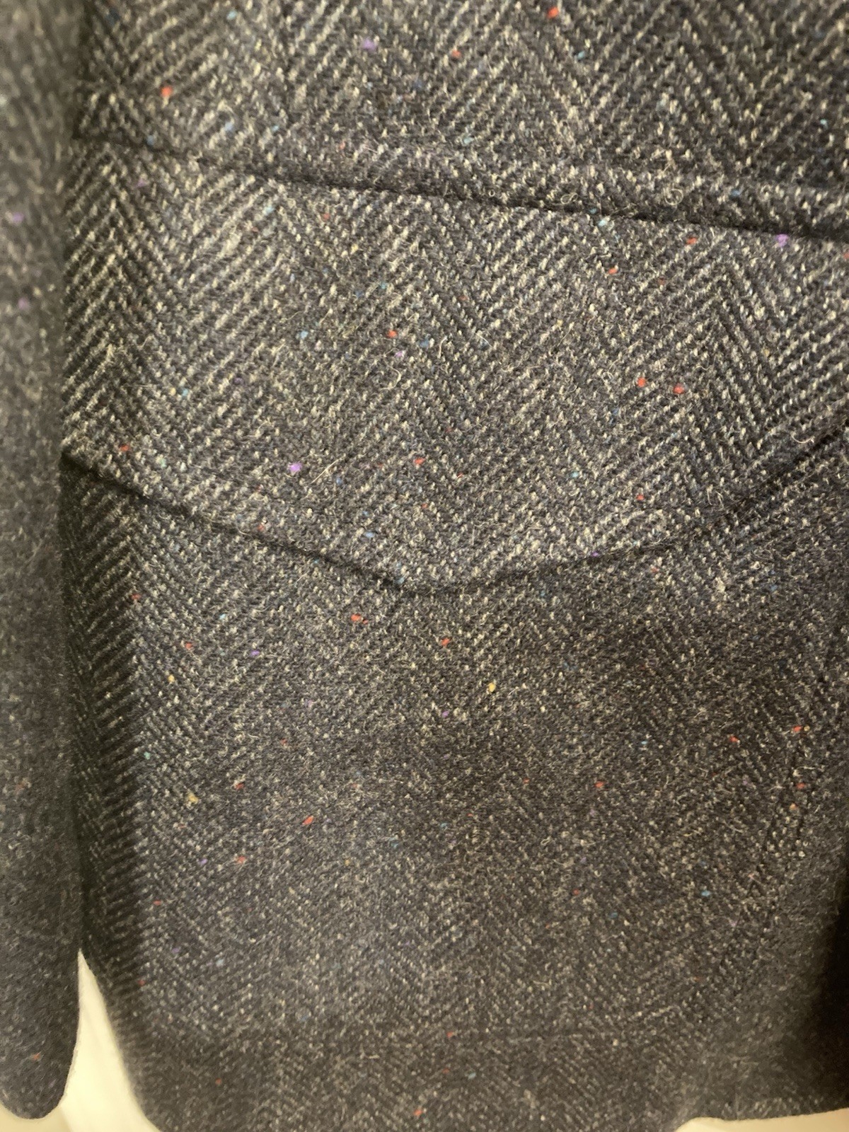 pendleton men’s blue/gray suit jacket 100% virgin… - image 7