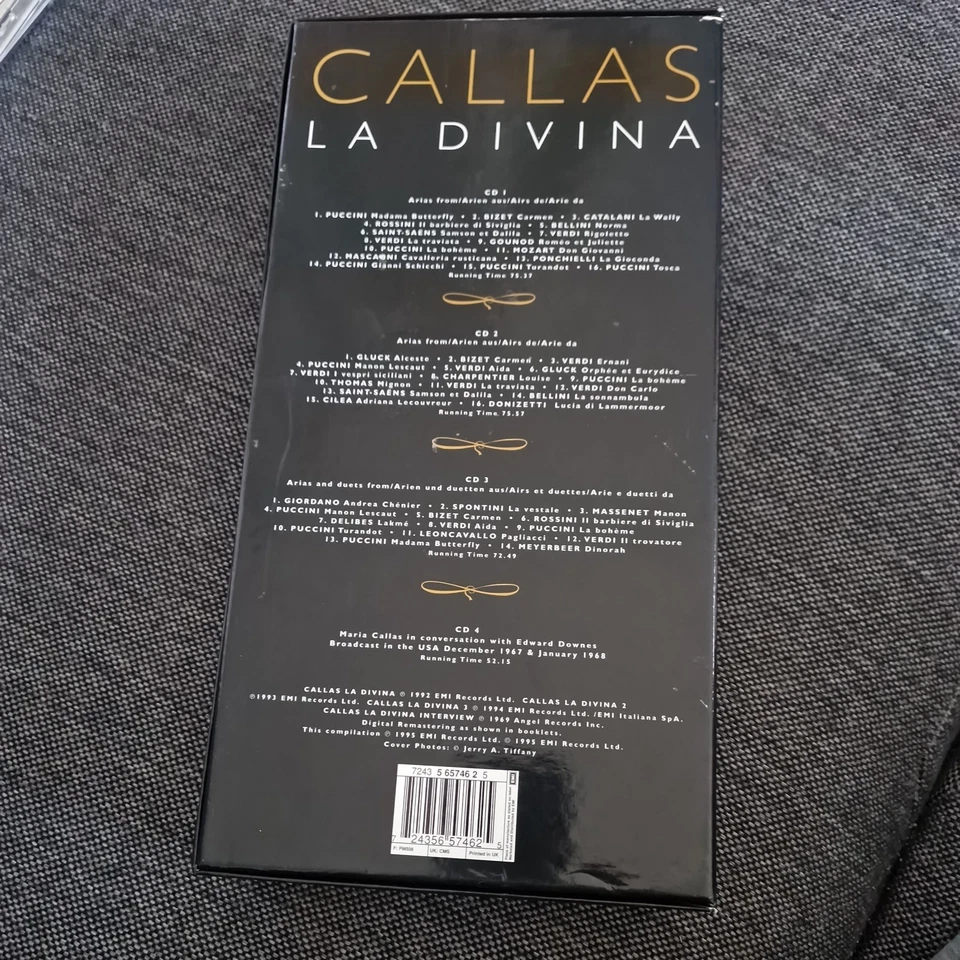 Maria Callas "La Davina Complete" Limited Edition Box Set + mehrseitiges Booklet - Bild 2 von 3