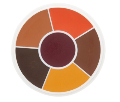 Ben Nye MOJAVE Adjuster Concealer DARK CREME CONTOUR Wheel CBW-7