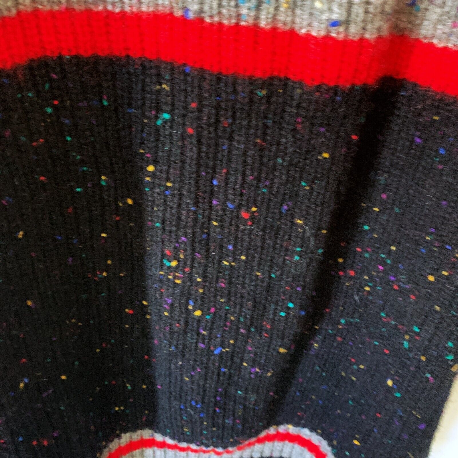 Vintage AGENDA 100% Shetland Wool Striped Flecked… - image 5
