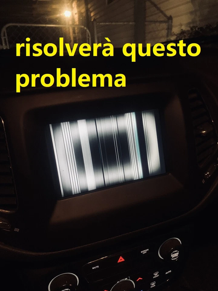 JEEP COMPASS LCD Display  7"  touch screen  parte di ricambio VP2RFP - Immagine 4 di 4