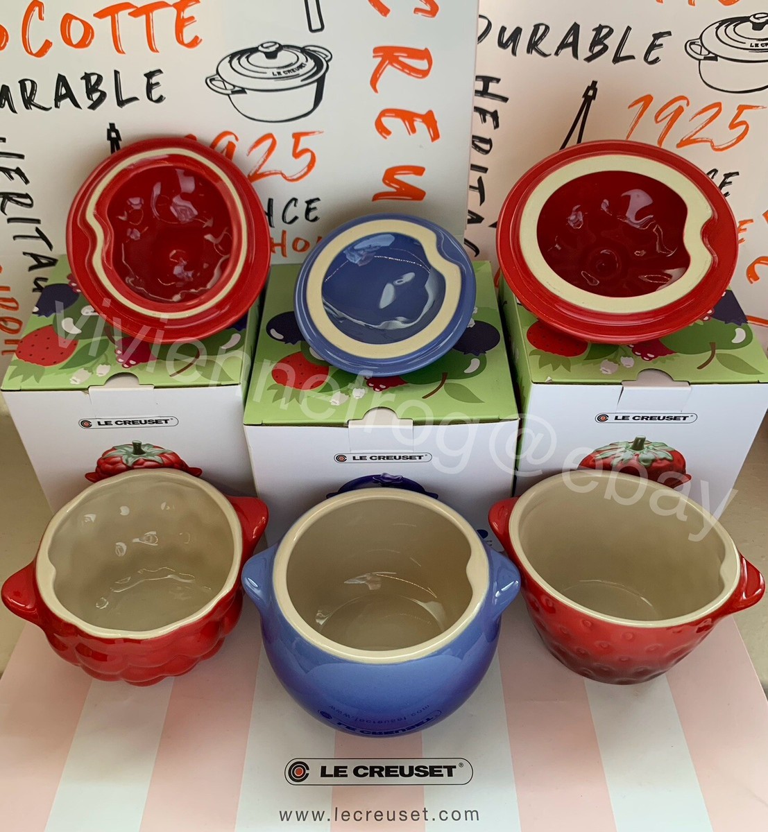ル・クルーゼ　ストロベリー Le Creuset（ルクルーゼ）の「シグニチャー ココット・ロンド