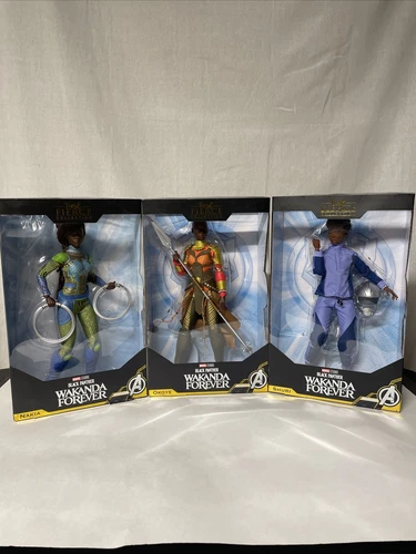 批量 3 件 Fresh Fierce Marvel Black Panther Wakanda Forever Okoye、Shuri、Nakia 全新带盒 - 第 3 张/共 20 张