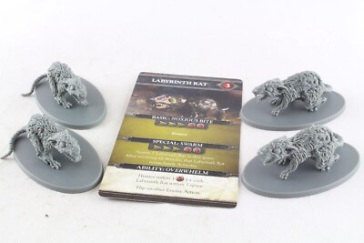 Bloodborne Brettspiel Kickstarter Miniaturen & Karten Labyrinth Ratte Figur