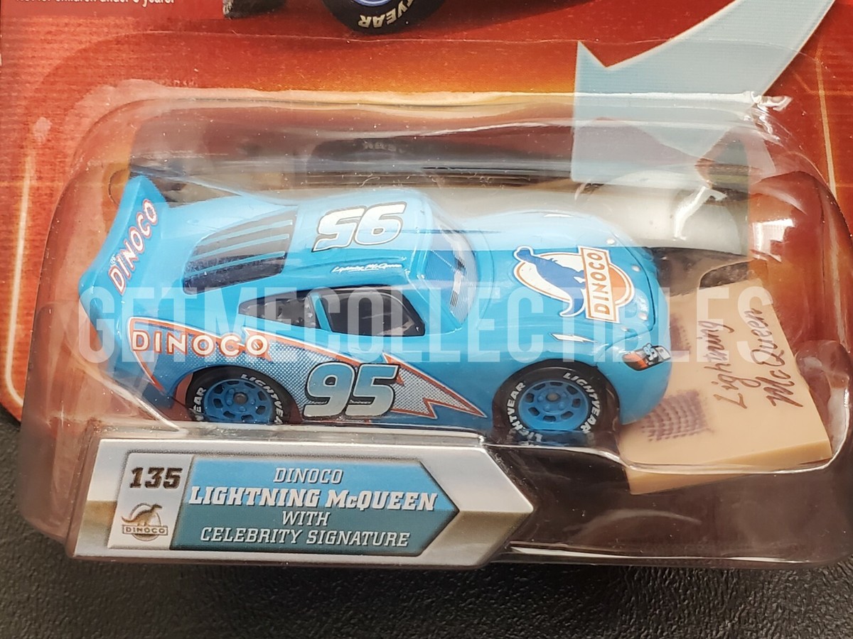 DISNEY CARS CHASE DINOCO LIGHTNING MCQUEEN CELEBRITY SIGNATURE NS