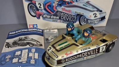TAMIYA B2B Racing Sidecar 1/8スケール Vintage Built Tamiya R/C 1/8 B2B Racing Sidecar Display with Box
