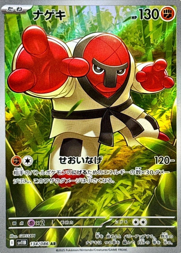 Throh AR 134/086 SV11B Full Art HOLO I/JAPANESE Pokemon Black Bolt