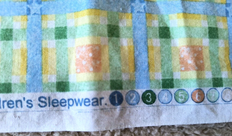 Joy Hill Fabric Pastel Plaid Lightweight Cotton 42" w X 34" long - Image 4 of 4