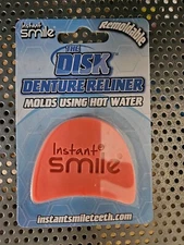 The New Remoldable Disk Denture Reliner Re-Liner by Instant Smile Reline Kit