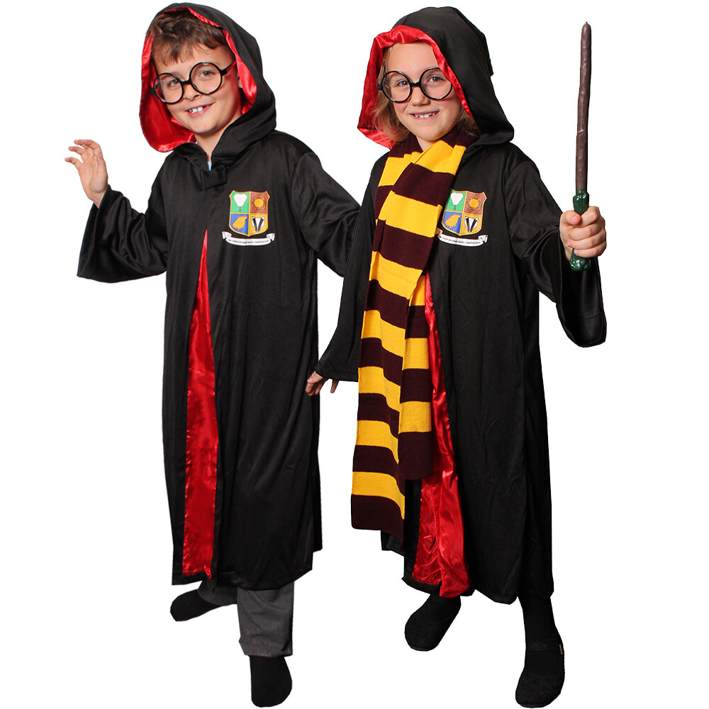 DISFRAZ DE MAGO PARA NIÑOS DÍA MUNDIAL PERSONAJE MÁGICO NIÑOS NIÑAS VESTIDO ELEGANTE