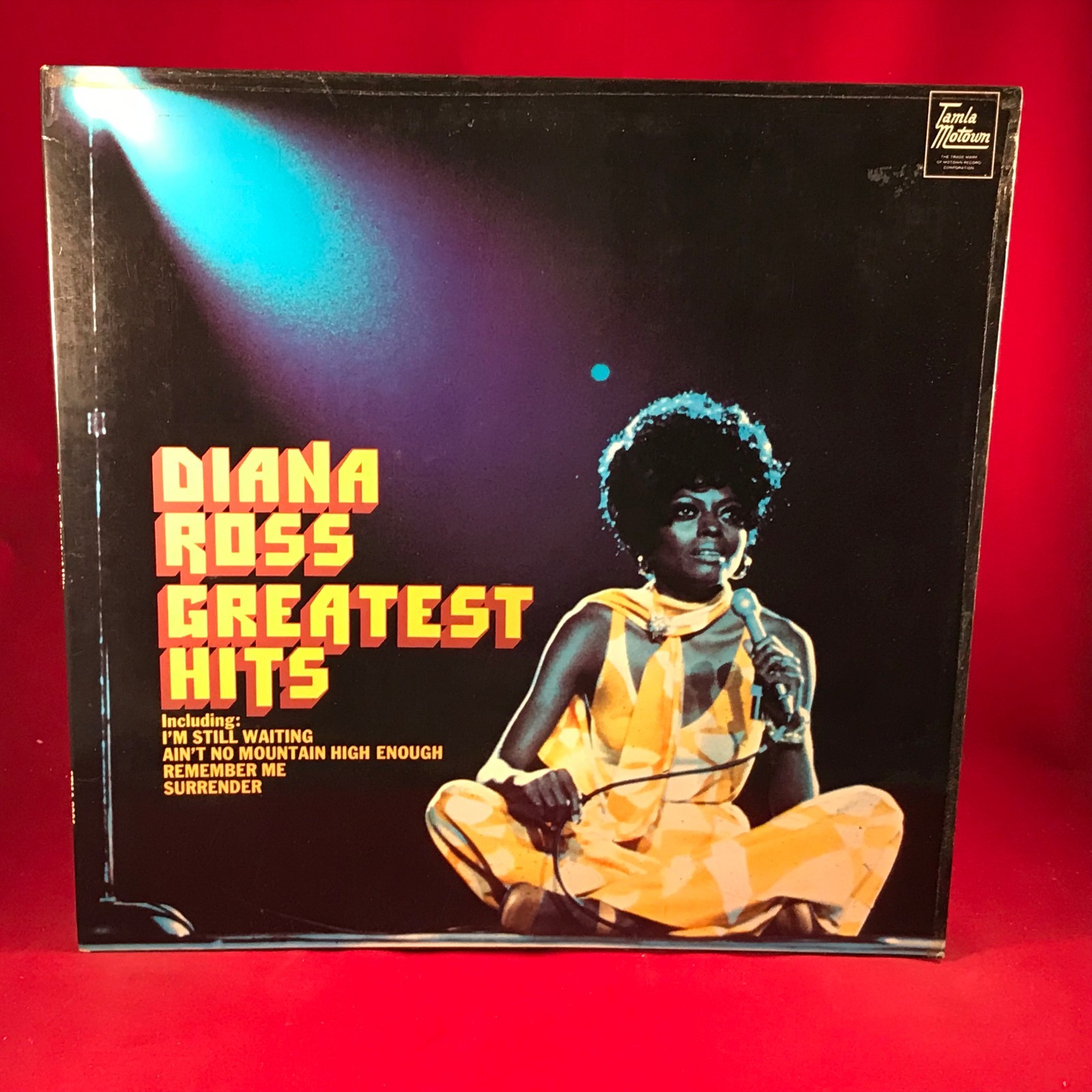 DIANA ROSS Greatest Hits 1972 UK VINYL LP record Best of I'm Still Waiting D