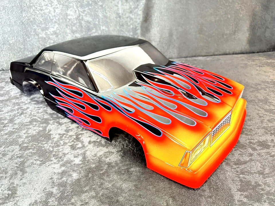 CUSTOM PAINTED RC DRAG BODY NO PREP LOSI 22S AE DR10 DRAG SLASH CHEVY MALIBU - Image 4 of 4