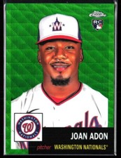 2022 Topps Chrome Platinum Joan Adon RC /99 Green Wave Washington Nationals #207