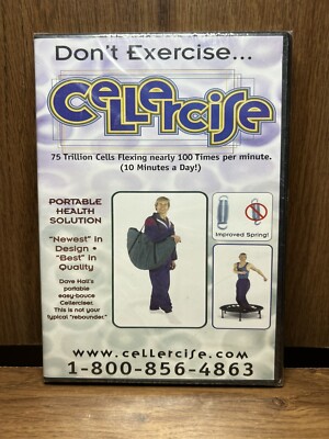 Don't Exercise... Cellercise (Brand New DVD) Portable Health Solution