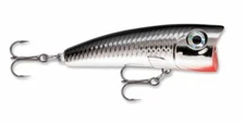 Rapala Ultra Light Pop 04 - Chrome - 1 1/2" 1/8 oz Topwater Popper Lure