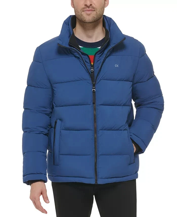 Calvin klein royal blue jacket cheap