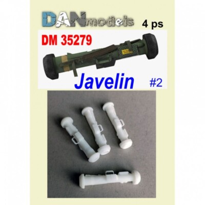 Dan Models 35279 Scale 1:35 ATGM Javelin Set 4 pcs. Resin 3D - Plastic Model Kit