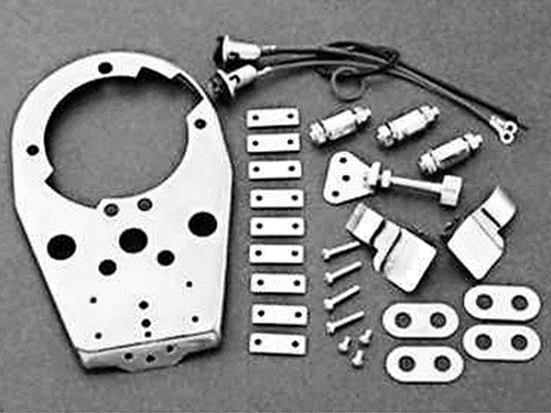 Cateye Dash Base Plate #2421 For Harley Davidson Models