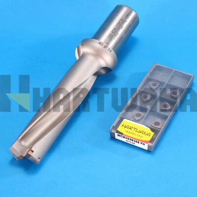HARTWANA U Drill 28mm Indexable Carbide Drill 28mm Length 115mm Drill Insert WCMX050308