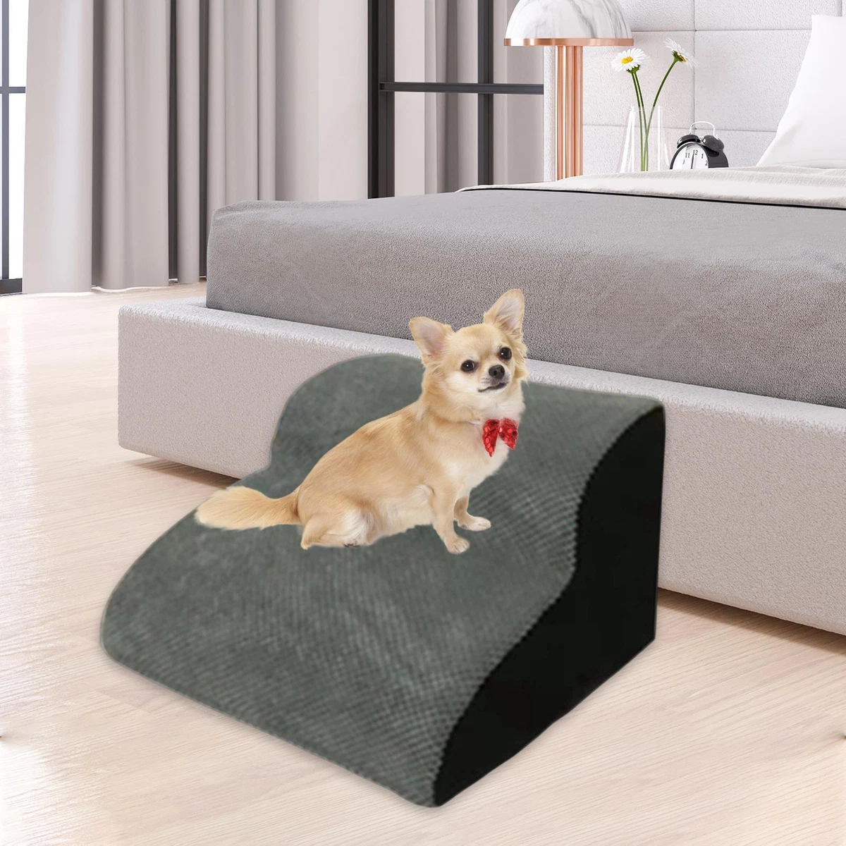 Dog stairs on sale tall