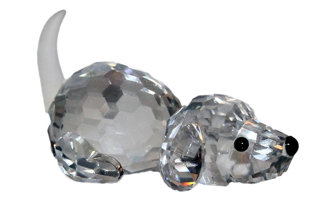 Swarovski Crystal Beagle Playing 7619 