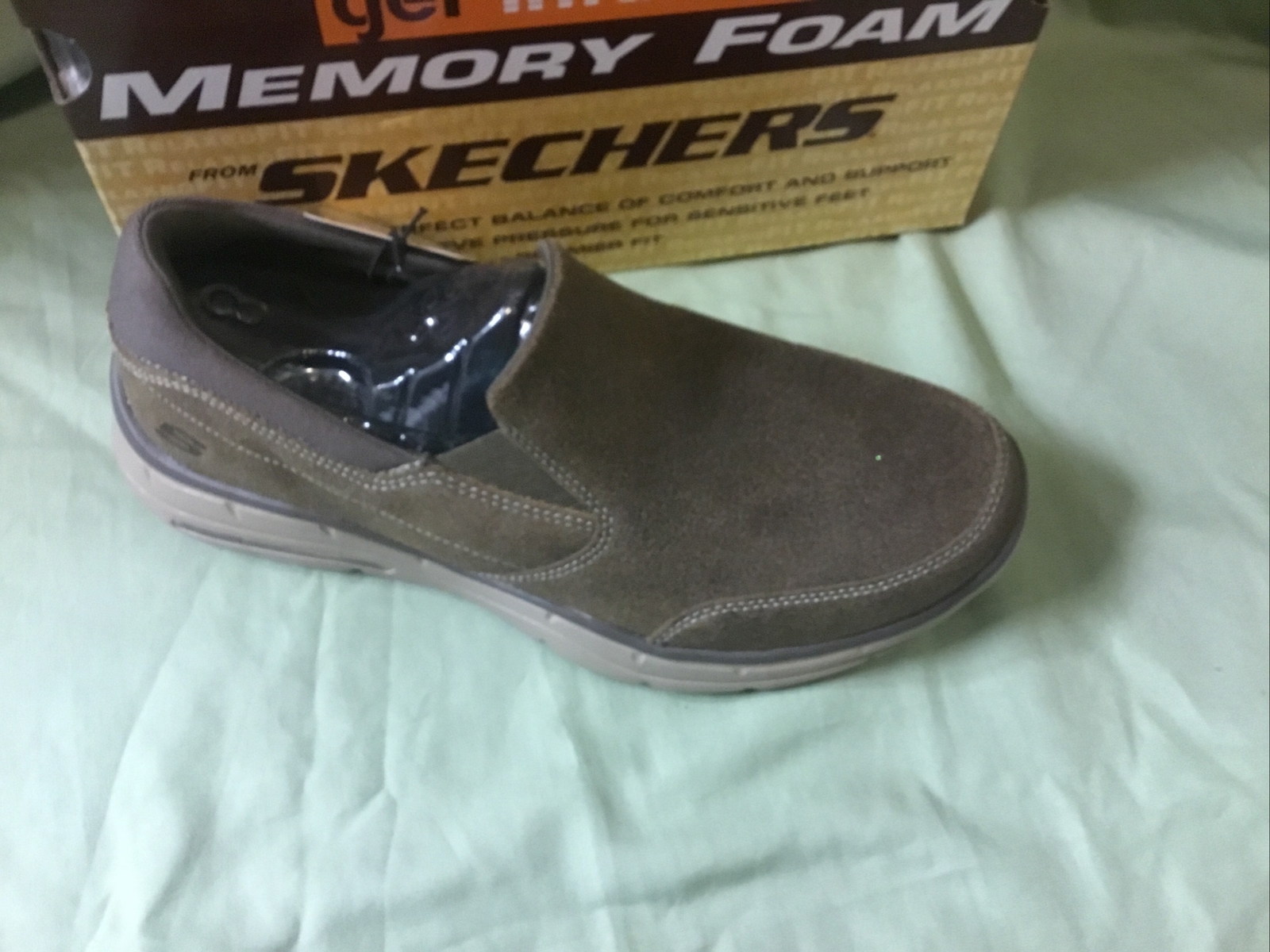 Skechers Glides Calculous 64589 Taupe 
