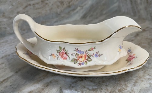 Homer Laughlin China Dinner Set Porcelain Floral Pink Yellow USA VTG *Choice* - Picture 77 of 86