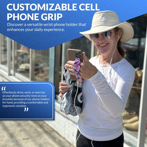 Universal Phone Grip Straps for Secure Handling | Reversible - 第 81/81 張圖片