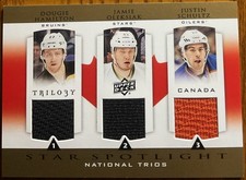2013-14 Trilogy Three Star International Jerseys Hamilton/Oleksiak/Schultz