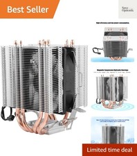 Compact 4 Heat Pipe CPU Cooler for LGA 1366/1155/775 - High Performance Radiator