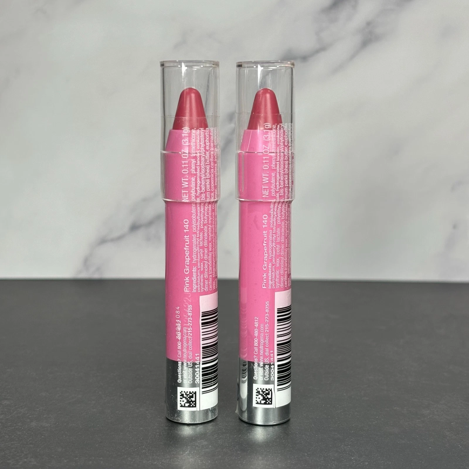 2 PACK Neutrogena Color Stick, Pink Grapefruit #140, 0.011 oz NEW SEALED
Opens in a new window or ta