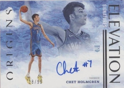 その他 Chet Holmgren auto 2022-23 Panini Donruss Elite Chet Holmgren New Breed Rookie Auto