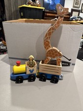 Melissa  Doug Circus Train w/ Trainer  Giraffe