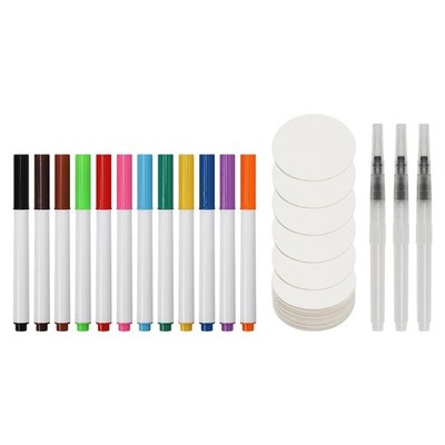 Schaum Textur Malerei Set Geschenk Schwamm Schaum Textur Papier DIY Blase Magic Paint