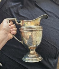 HUGE Sterling Silver Water Pitcher 508.95 Grams ESTATE FRESH