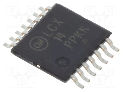 IC: digital NOT Ch: 6 2÷3,6VDC TSSOP14 IN: 1 CMOS,TTL SMD Tube