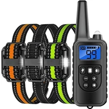 Dog Shock Collar & Remote Dog Training Collar E-Collar Shock For Dog